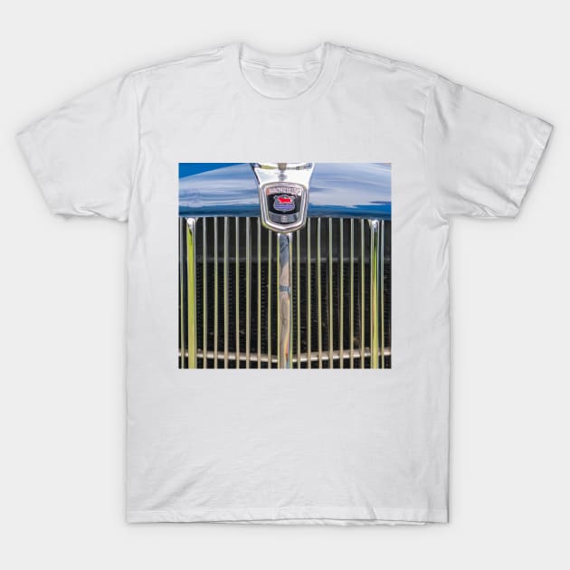 Morris 8 Vintage car, Radiator Grill Chrome Plating T-Shirt by JonDelorme